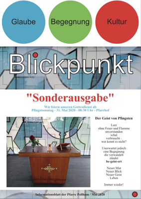 Pfarrblatt 2-2020 Sonderausgabe