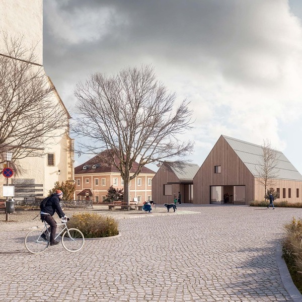 Pfarrheim Altenberg / Architekt Dietmar Hammerschmid Ansicht vor dem Umbau (2025)