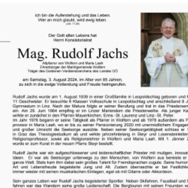 Rudolf Jachs