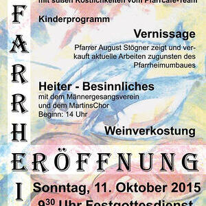 Eröffnung des Pfarrheims
