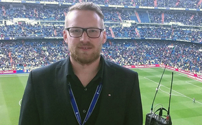 Markus Prinz im Estadio Santiago Bernabéu, der Heimstätte von Real Madrid (12/2015)