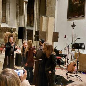 Konzert P. Sandesh Manuel mit Band