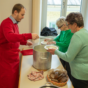 Suppenessen Pfarre Kirchdorf an der Krems