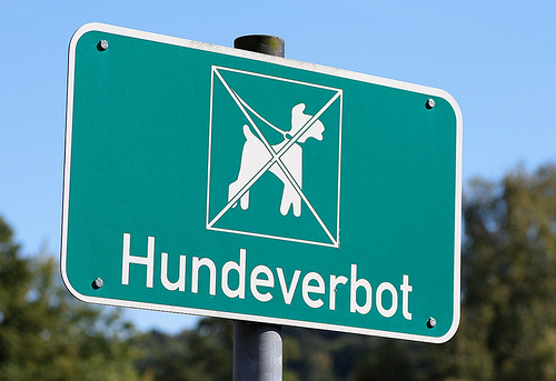 Hundeverbot