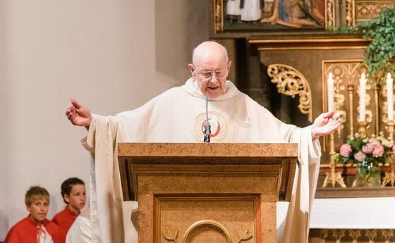 Pfarren Eberschwang, Pattigham und Pramet feierten am 6. Juli 2019 Goldenes Priesterjubiläum von Pfarrer KR. Karl Burgstaller